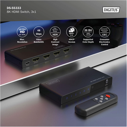 Digitus 8K HDMI Switch