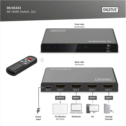 Digitus 8K HDMI Switch