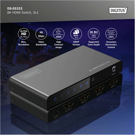 Digitus 8K HDMI Switch