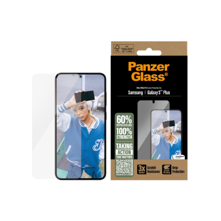 PanzerGlass Ultra-Wide Fit | Screen protector | Samsung | Galaxy S25+ | Tempered glass | Transparent