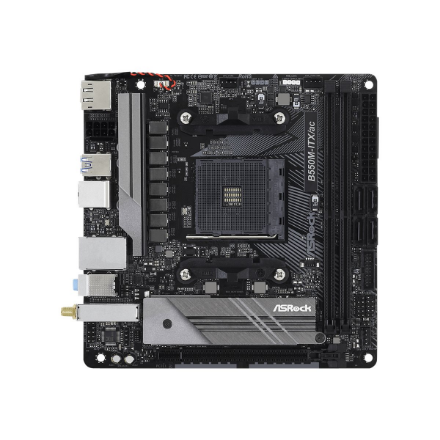 ASRock B550M-ITX/AC | Processor family AMD | Processor socket AM4 | DDR4 | Supported hard disk drive