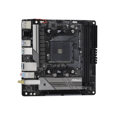 ASRock B550M-ITX/AC | Processor family AMD | Processor socket AM4 | DDR4 | Supported hard disk drive