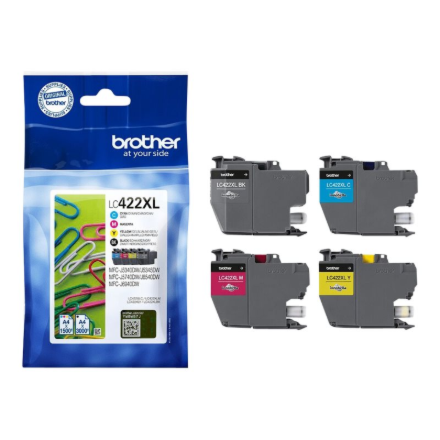 Brother LC422XLVAL | Ink Cartridge | Black