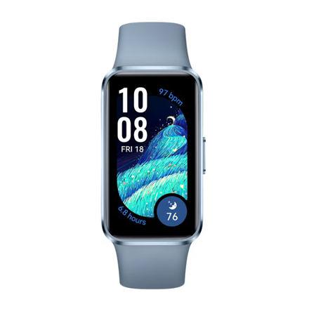 Huawei Band 10 | 1.47 inch AMOLED | Touchscreen | Heart rate monitor | Waterproof | Bluetooth | Blue