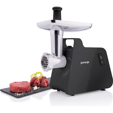Gorenje Meat grinder | MG2001SB | Black/Stainless Steel | 2000 W | Number of speeds 1 | Throughput (