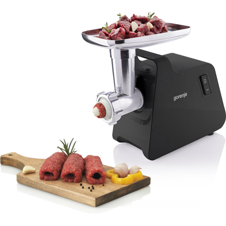 Gorenje Meat grinder | MG2001SB | Black/Stainless Steel | 2000 W | Number of speeds 1 | Throughput (