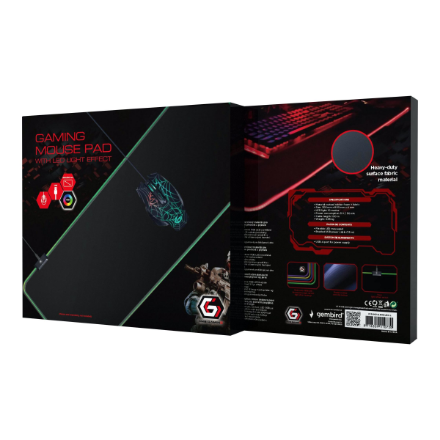 Cablexpert Gaming mouse pad with LED light effect