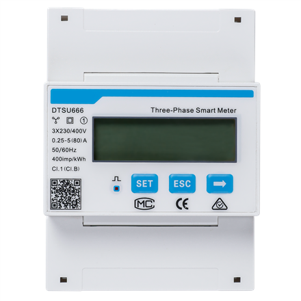 SUNGROW SEM DTSU666 for EV chargers