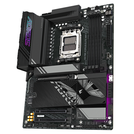 Gigabyte X870E A ELITE WIFI7 | Processor family AMD | Processor socket AM5 | DDR5 | Supported hard d