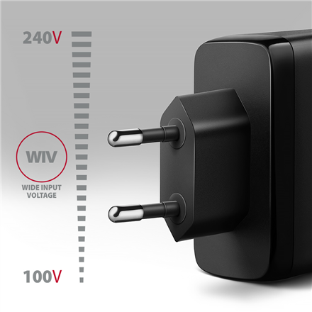 AXAGON GaN wallcharger