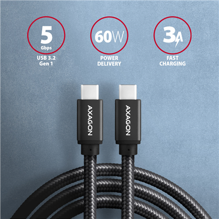 AXAGON Data and charging USB 3.2 Gen 1 cable