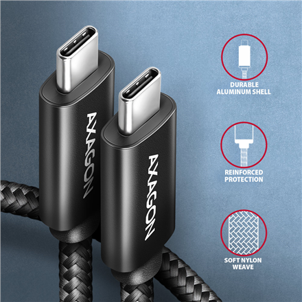 AXAGON Data and charging USB4 Gen 3x2 cable