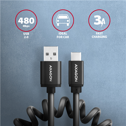 AXAGON Data and charging USB 2.0 cable