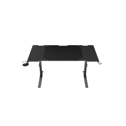 Genesis | Modular Gaming Desk | Holm 140 RGB | Anthracite Black