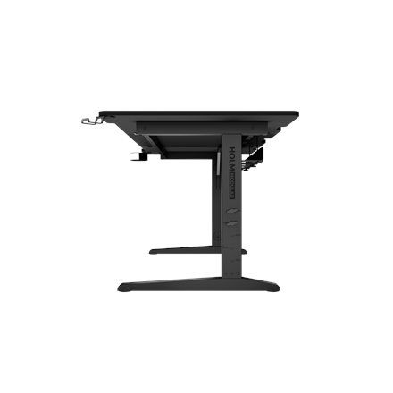 Genesis | Modular Gaming Desk | Holm 160 RGB | Anthracite Black
