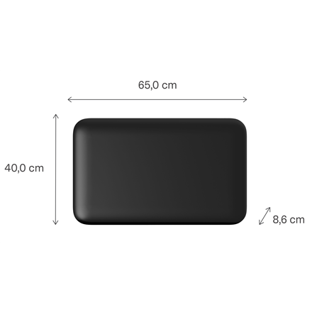 Mill Invisible Smart WiFi Panel Heater | PA700WIFI4B | Panel Heater | 700 W | Suitable for rooms up 