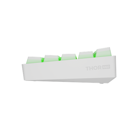 Genesis THOR 660 G2 | Gaming keyboard | Wireless/Wired | US | White | 2.4 GHz