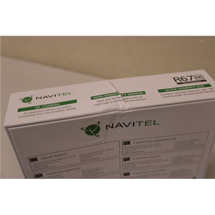 SALE OUT. Navitel R67 2K dashcam with Wi-Fi | Navitel | Dashcam with Wi-Fi | R67 2K | DAMAGED PACKAG