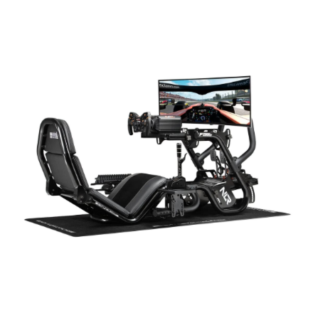 Next Level Racing | Steel | Racing Simulator Cockpit | F-GT Pro Formula and GT Grey Edition | Grey