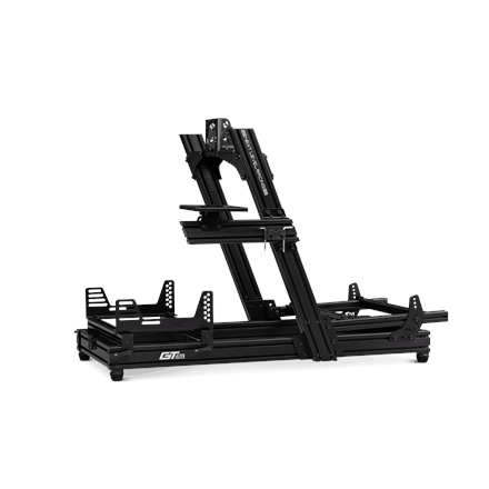 Next Level Racing | Aluminum | Racing Simulator Cockpit | GTElite Front and Side Mount Edition | Bla