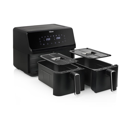 Tristar Double Basket Airfryer | FR-9026 | Power 2700 W | Capacity 8 L | Black