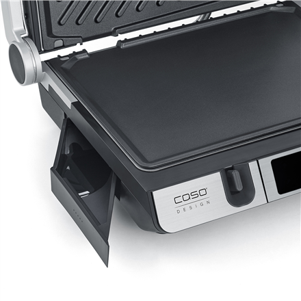 Caso Double Contact Grill with Thermocontrol | SteakMaster Pro | Contact grill | 2000 W | Stainless 