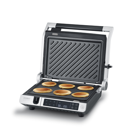 Caso Double Contact Grill with Thermocontrol | SteakMaster Pro | Contact grill | 2000 W | Stainless 