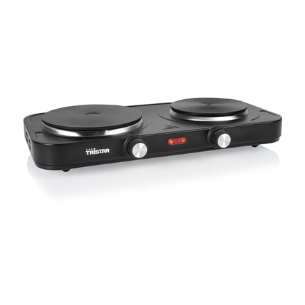 Tristar Table Hob | KP-6152 | Number of burners/cooking zones 2 | Black | Electric