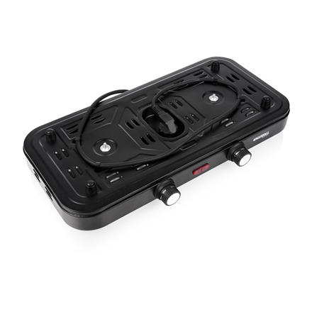 Tristar Table Hob | KP-6152 | Number of burners/cooking zones 2 | Black | Electric