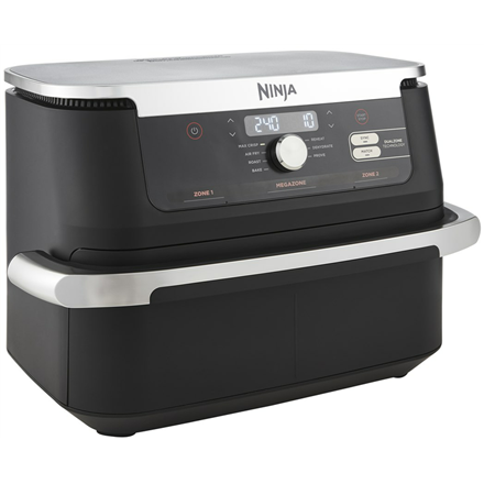 NINJA | Double Air Fryer | AF500EU Foodi FlexDrawer | Power 2470 W | Capacity 10.4 L | Black