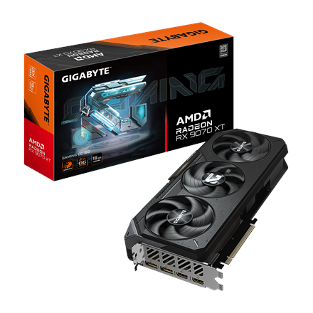 Gigabyte Radeon RX 9070 XT GAMING OC 16G | AMD | 16 GB | Radeon RX 9070 XT | HDMI ports quantity 2 |