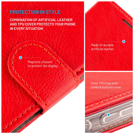 Fixed Opus | Book Case | Galaxy A56 5G | Samsung | Leather | Red