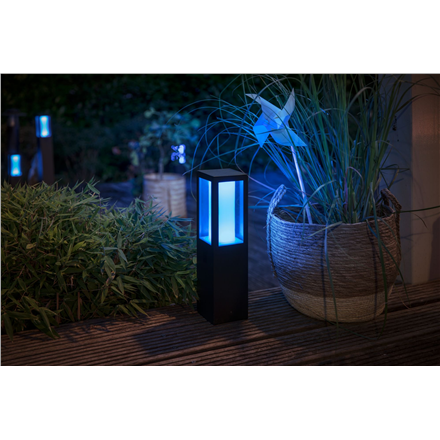 Philips Hue WCA Impress Outdoor Pedestal Lantern 24V | 8 W | 2000-6500 Hue White Colour Ambiance