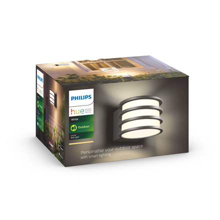Philips Hue Lucca Wall Lantern | E27 | 9 W | Warm white