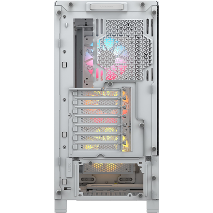 Corsair PC Case | Frame 4000D RS ARGB Modular | White | Mid-Tower | Power supply included No