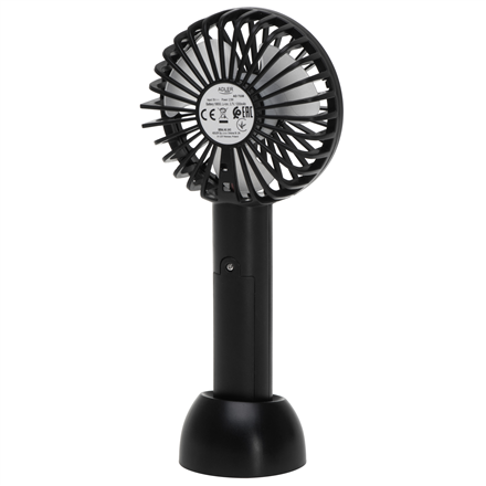 Adler Mini USB Fan | AD 7338 | Desk fan | Black | Diameter 7 cm | Number of speeds 3