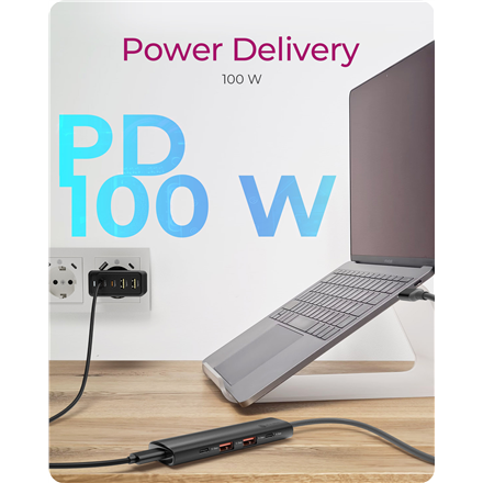 Raidsonic | 4-Port USB 3.2 Gen 2 Hub with Power Delivery | IB-HUB1437-CPD