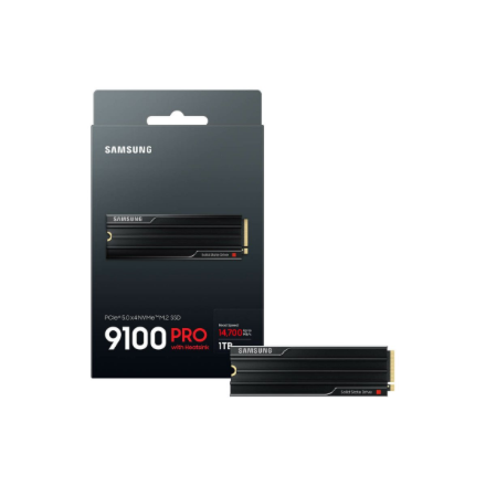 Samsung 9100 PRO With Heatsink | 1000 GB | SSD form factor M.2 2280 | Solid-state drive interface PC