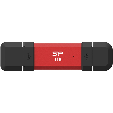 Silicon Power DS72 | 1000 GB | USB Type-A/USB Type-C 3.2 Gen 2 | Red