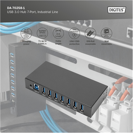 Digitus | USB 3.0 Hub 7-Port