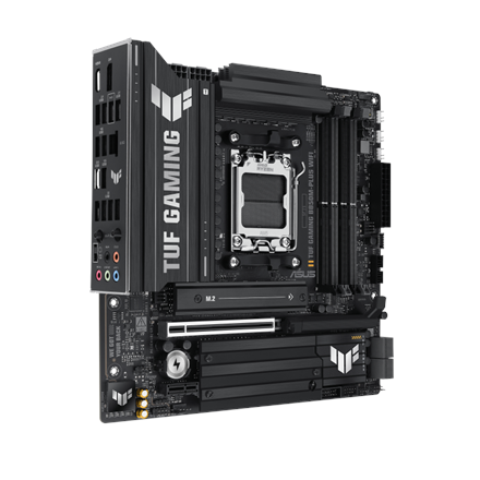 Asus TUF GAMING B850M-PLUS WIFI | Processor family AMD | Processor socket AM5 | DDR5 | Supported har