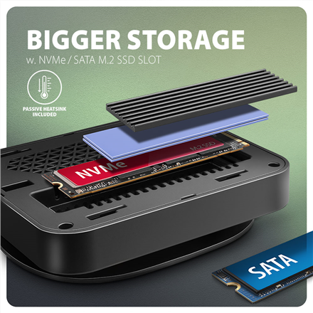 AXAGON USB-C 10Gbps UFO 9in1 Hub | HMC-UFO