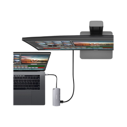 AXAGON SuperSpeed USB-C Combo 6in1 Hub | HMC-6M2