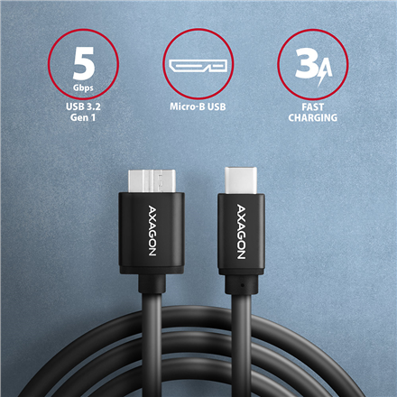AXAGON Data and power suply cable