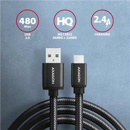AXAGON Data and charging cable