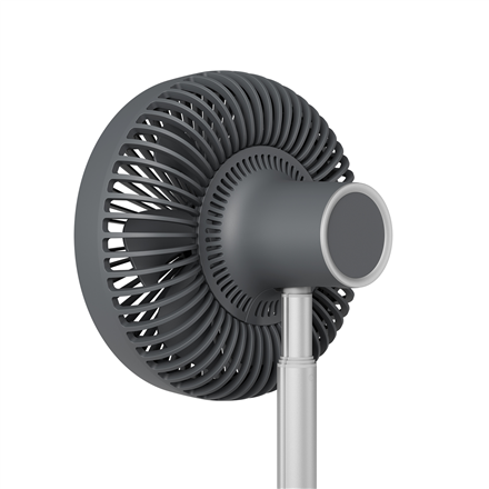 Duux Fan | Rize Flex | Stand Fan | Grey | Diameter 21 cm | Number of speeds 4 | Oscillation | 10 W