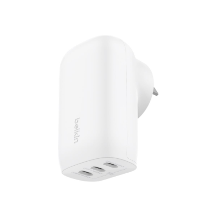 Belkin 3 Port USB-C Charger with PPS 67W | WCC002vfWH