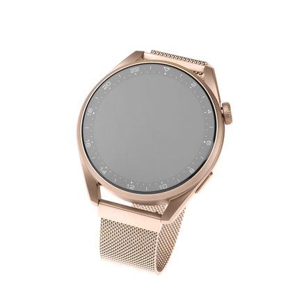 Fixed | Mesh Strap with Quick Release 20mm for Smartwatch | Rose gold