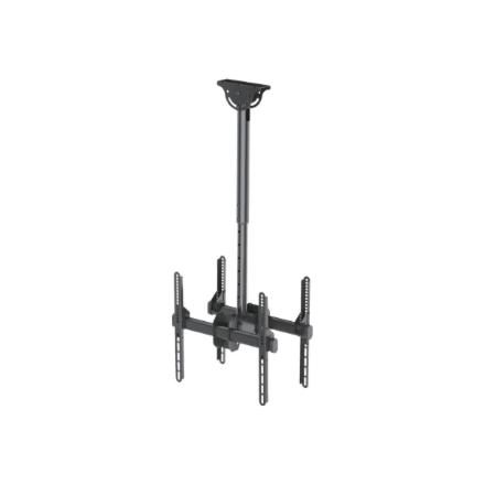 Neomounts NM-C440DBLACK Dual monitor/TV mount ceiling | Adjustable Height