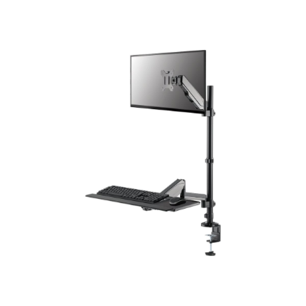 Neomounts Desk Mount | DS90-325BL1 Sit-stand workstation desk | Adjustable Height